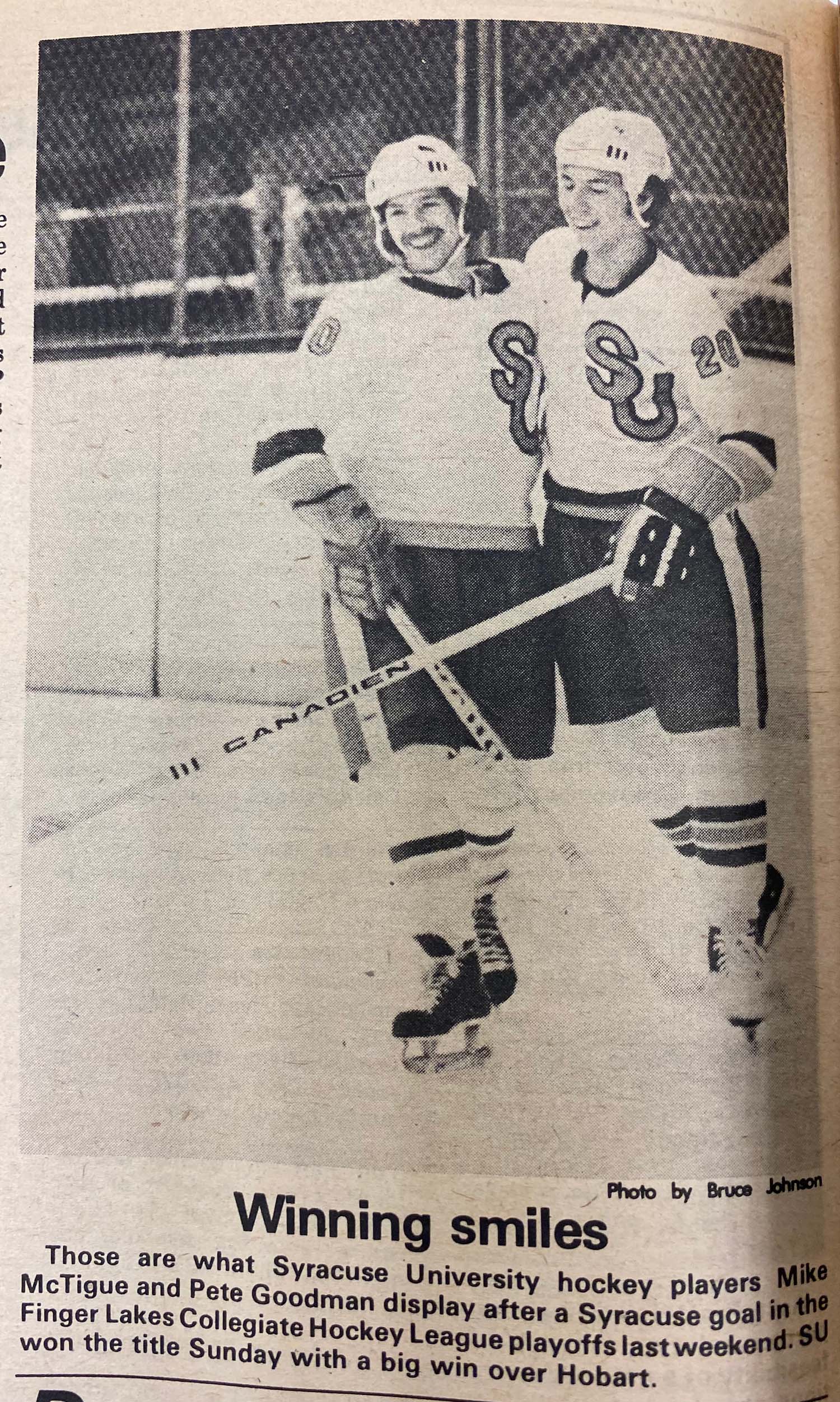 1975-1976 Winning Smiles, (Playoff win against Hobart)
